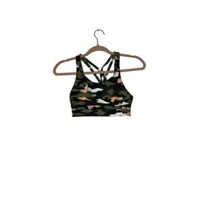🛑 LAST CHANCE! Old navy camo criss cross back sports bra size XS